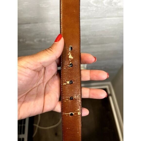 Mens Handcrafted Pebbled Leather Everyday Casual Dress Belt - Picture 8 of 9